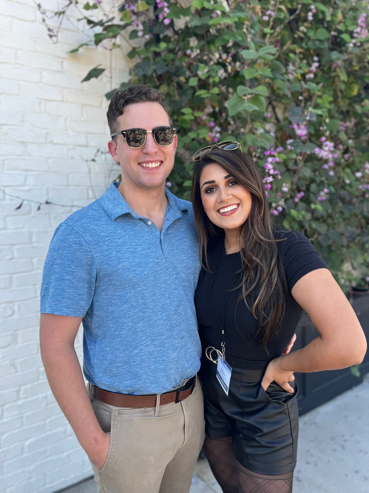 Fatima and her husband
